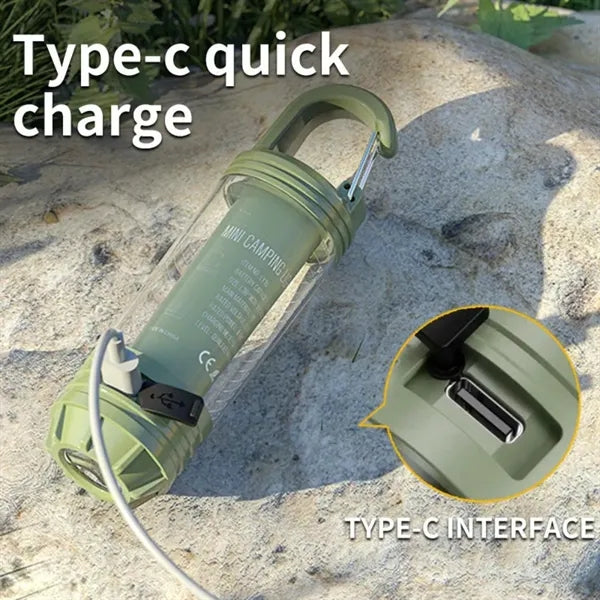 LED Mini Camping Flashlight, Portable Outdoor Light