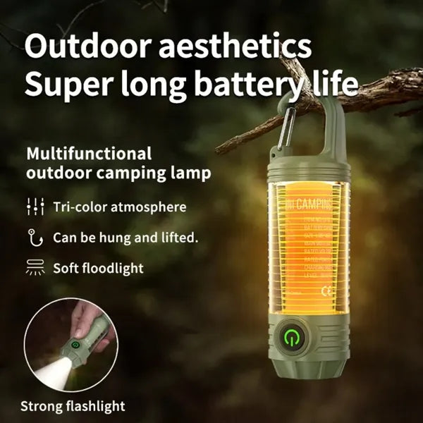 LED Mini Camping Flashlight, Portable Outdoor Light