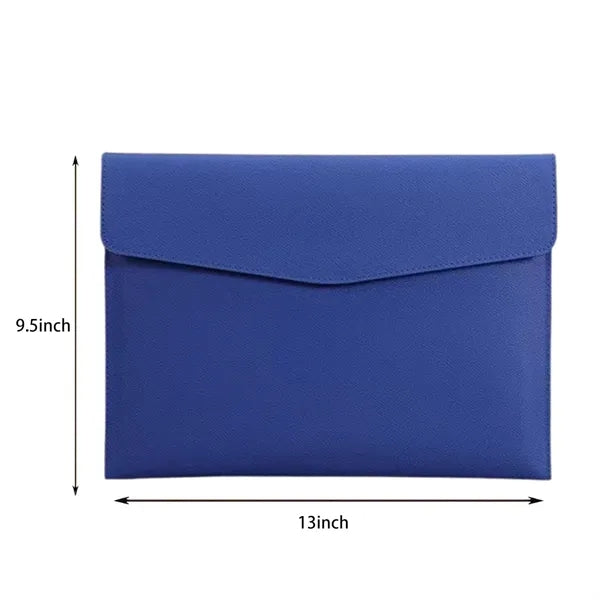 Leather Envelope Case Large Capacity Documents File Bag