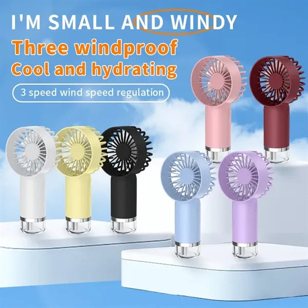 Mini Handheld Misting Fan