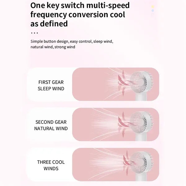 Mini Handheld Misting Fan