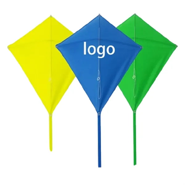 Diamond-shaped polyester disassembling kite