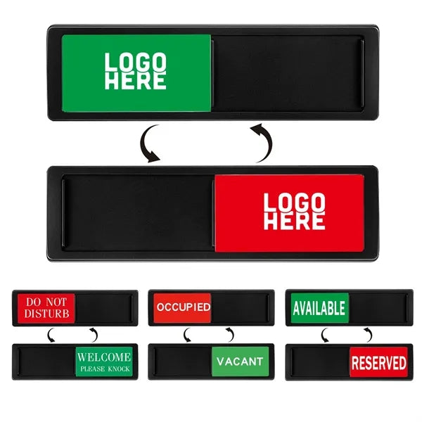 Magnetic Slide Door Sign