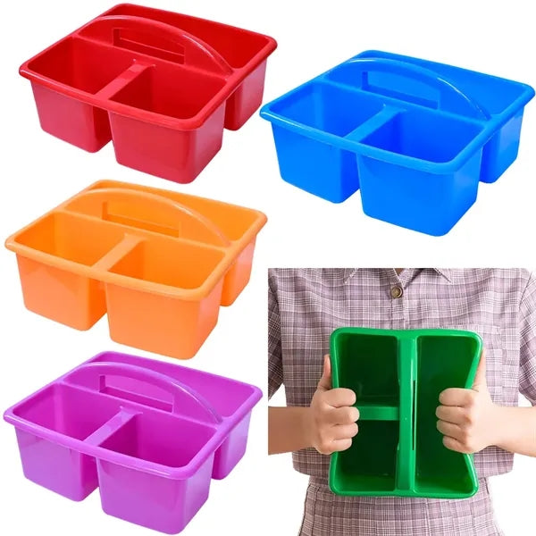 Portable Plastic Storage Classroom Caddy Organizer with Hand