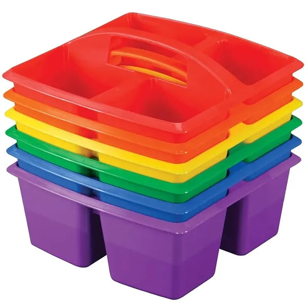 Portable Plastic Storage Classroom Caddy Organizer with Hand
