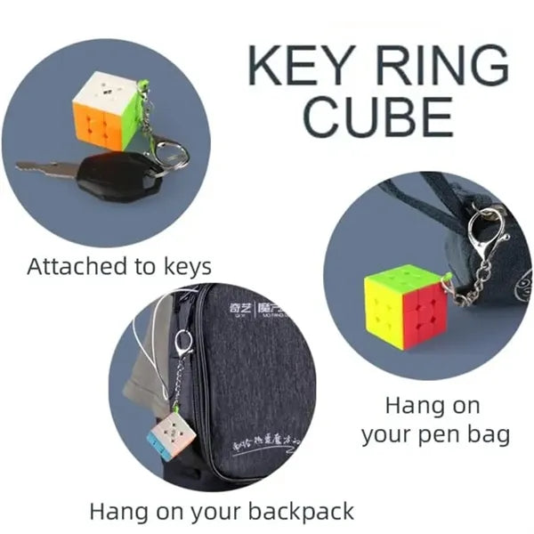 Puzzle Cube w/ Keychain