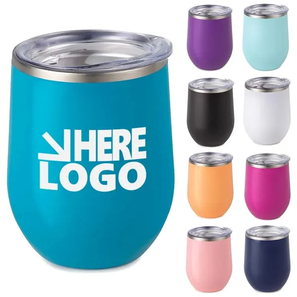 12oz Double Wall Vacuum Insulated Tumbler Cups Travel Mugs