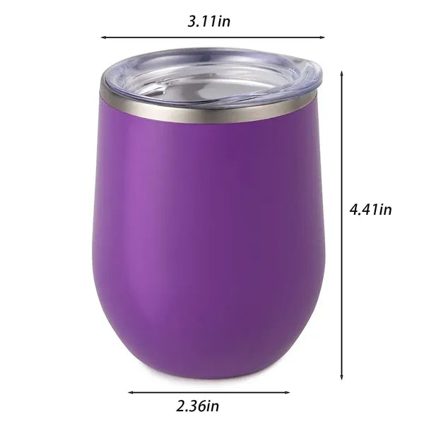 12oz Double Wall Vacuum Insulated Tumbler Cups Travel Mugs