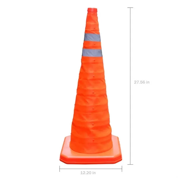 27.5" Collapsible Reflective Traffic Safety Cone
