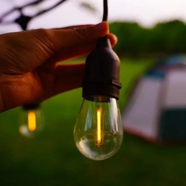 Solar Outdoor String Lights Large Bulb