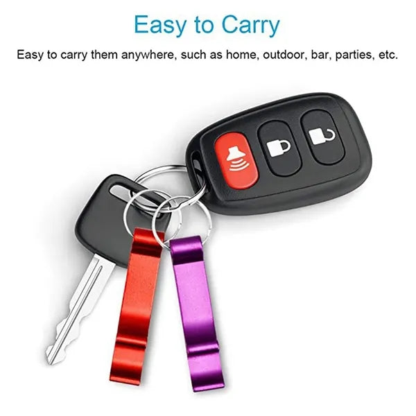 Premium Metal Keychain Beer Bottle Opener for Men Women