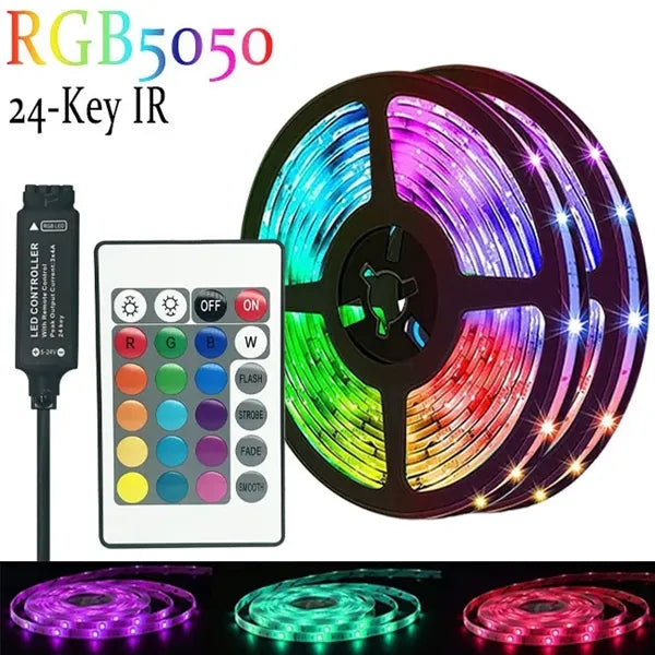 9ft USB LED Strip Lights
