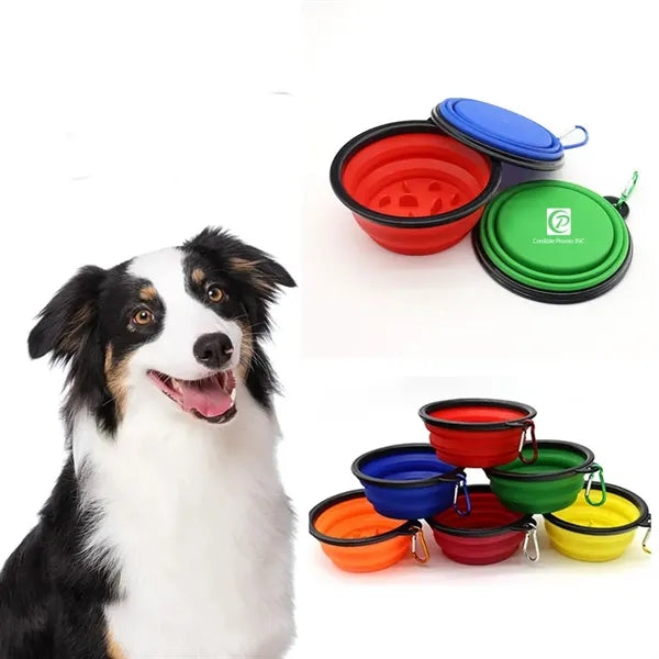 Convenient Collapsible Portable Pet Travel Dog Bowls