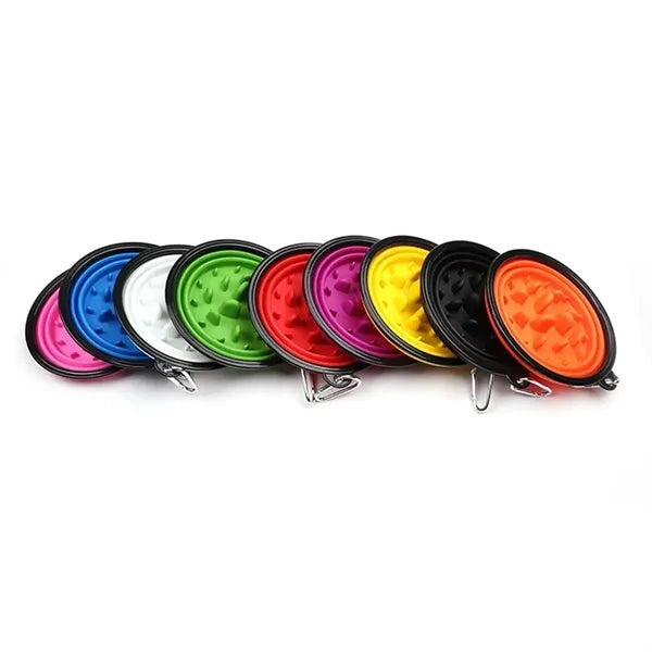 Convenient Collapsible Portable Pet Travel Dog Bowls