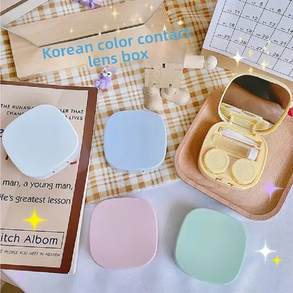 Logo Travel Contact Lens Kit with Mirror & Tools