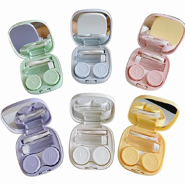 Logo Travel Contact Lens Kit with Mirror & Tools