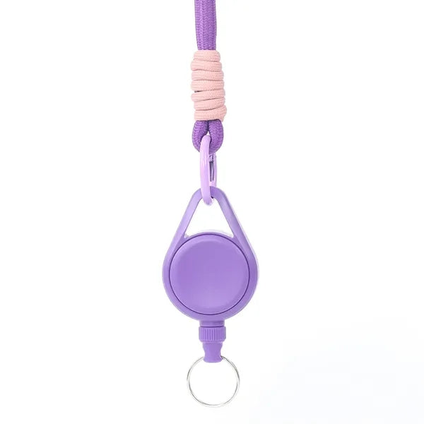 Retractable Badge Reel With Lanyard