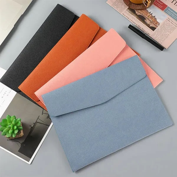PU Leather Document File Folder