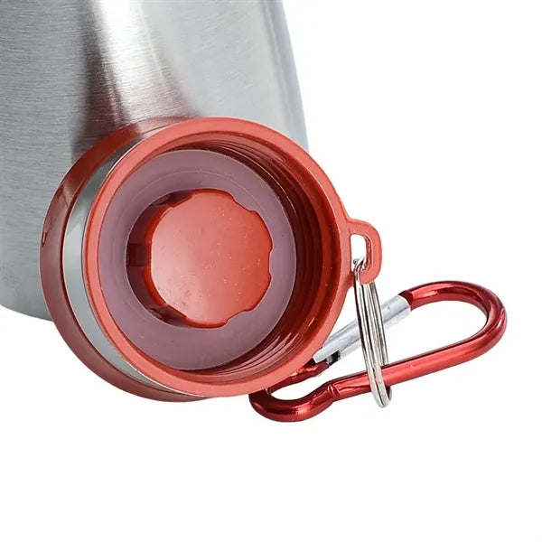 Stainless Steel Insulated Water Bottle with Carabiner Clip