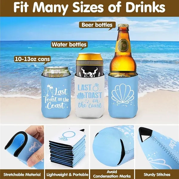 12oz Short Neoprene Can Cooler Sleeve