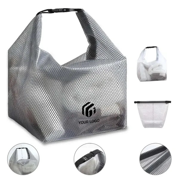 Gym shower travel waterproof clear toiletry bag with handle
