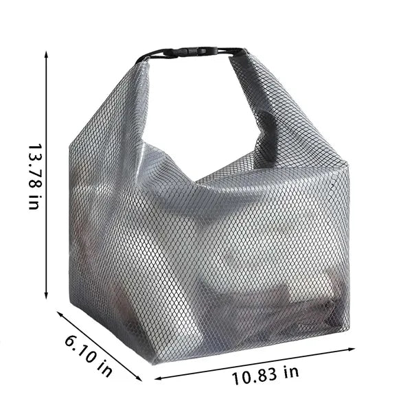 Gym shower travel waterproof clear toiletry bag with handle