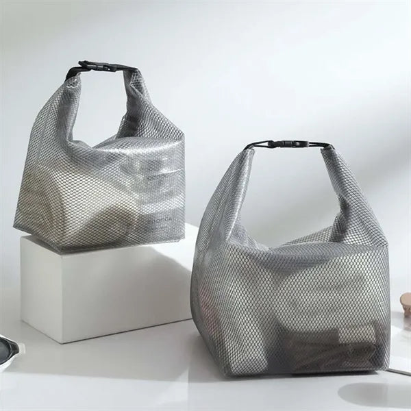 Gym shower travel waterproof clear toiletry bag with handle