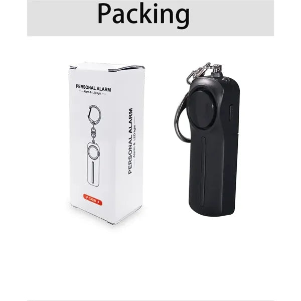 130DB Personal Security Alarm Keychain with LED Lights
