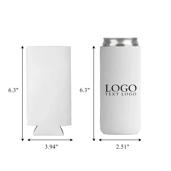 Full Color Slim Can Coolers