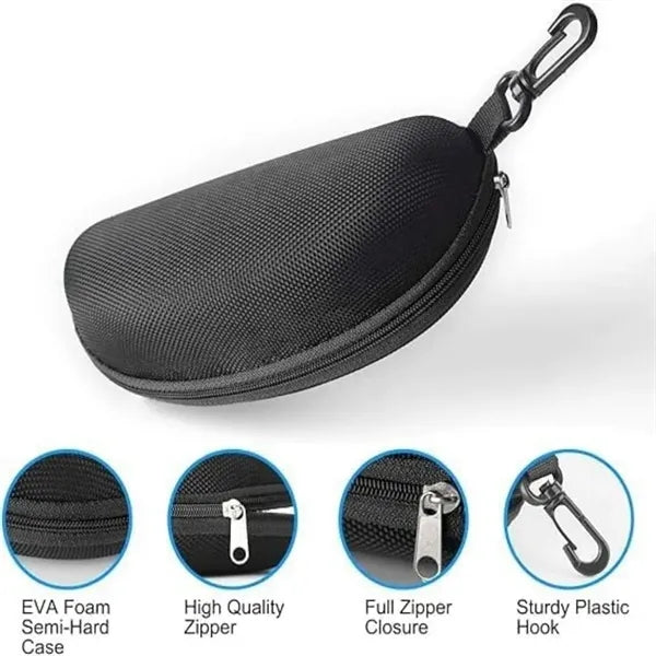 Sunglasses Case for Portable Travel Zipper