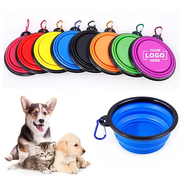 Foldable TPE Dog Bowl With Keychain