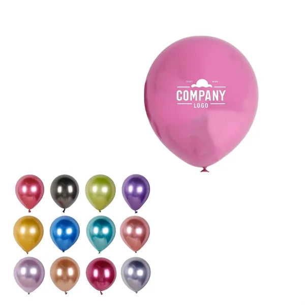 Glossy Pearlescent Round Balloons