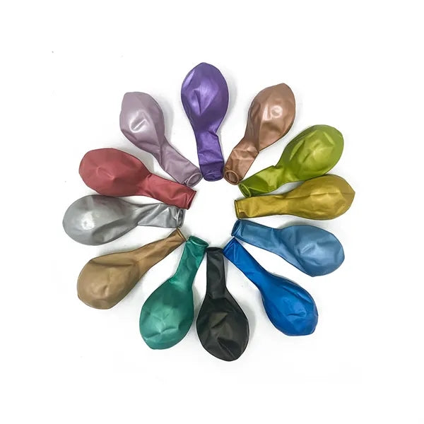 Glossy Pearlescent Round Balloons
