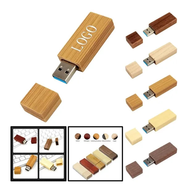 32GB High-Speed Bamboo Wooden USB 3.0 Flash Drive