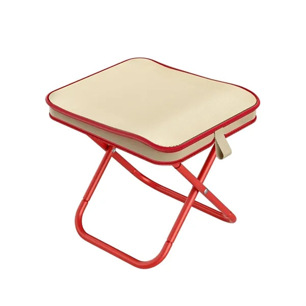 Portable Folding Stool with Storage