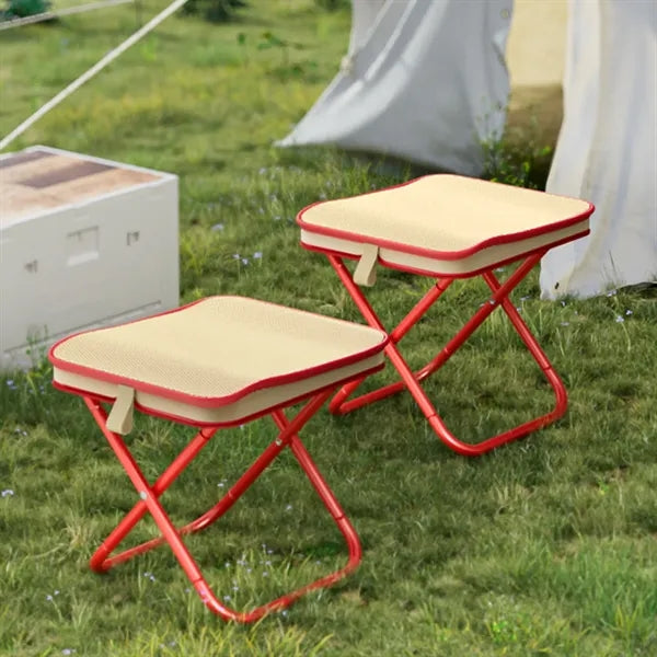 Portable Folding Stool with Storage