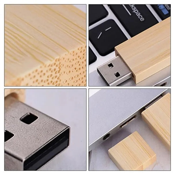 32GB High-Speed Bamboo Wooden USB 3.0 Flash Drive