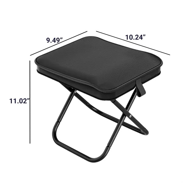 Portable Folding Stool with Storage