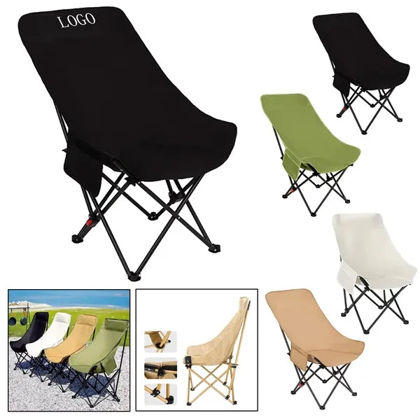 Adjustable High-Back Folding Camping Chair