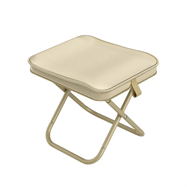 Portable Folding Stool with Storage