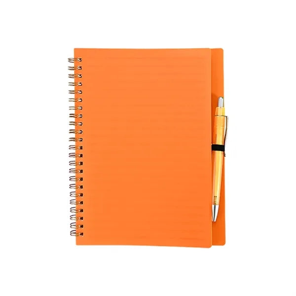 A5 Spiral Notebook with Pen
