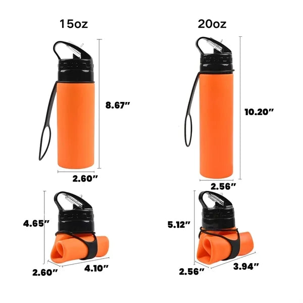 Creative Portable Folding Silicone Water Cup For Sports