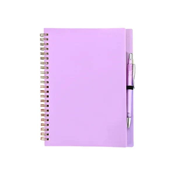A5 Spiral Notebook with Pen