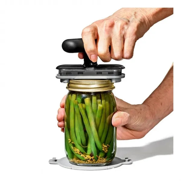 Adjustable Jar and Bottle Lid Opener with Non-Slip Handle