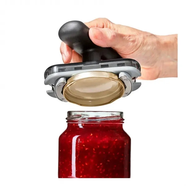 Adjustable Jar and Bottle Lid Opener with Non-Slip Handle