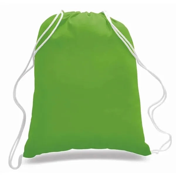 Canvas Drawstring Backpack - Colors