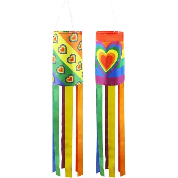 Rainbow Windsock Flag