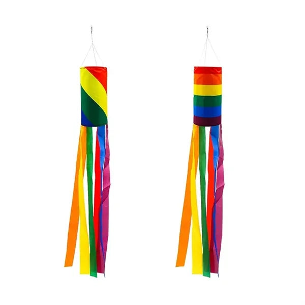 Rainbow Windsock Flag
