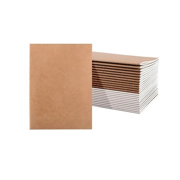 A6 Kraft Cover Journal Lined Paper Notebook