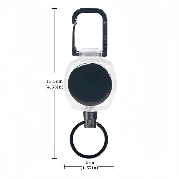 Outdoor Retractable Rope Keychain Easy Pull Badge Reel